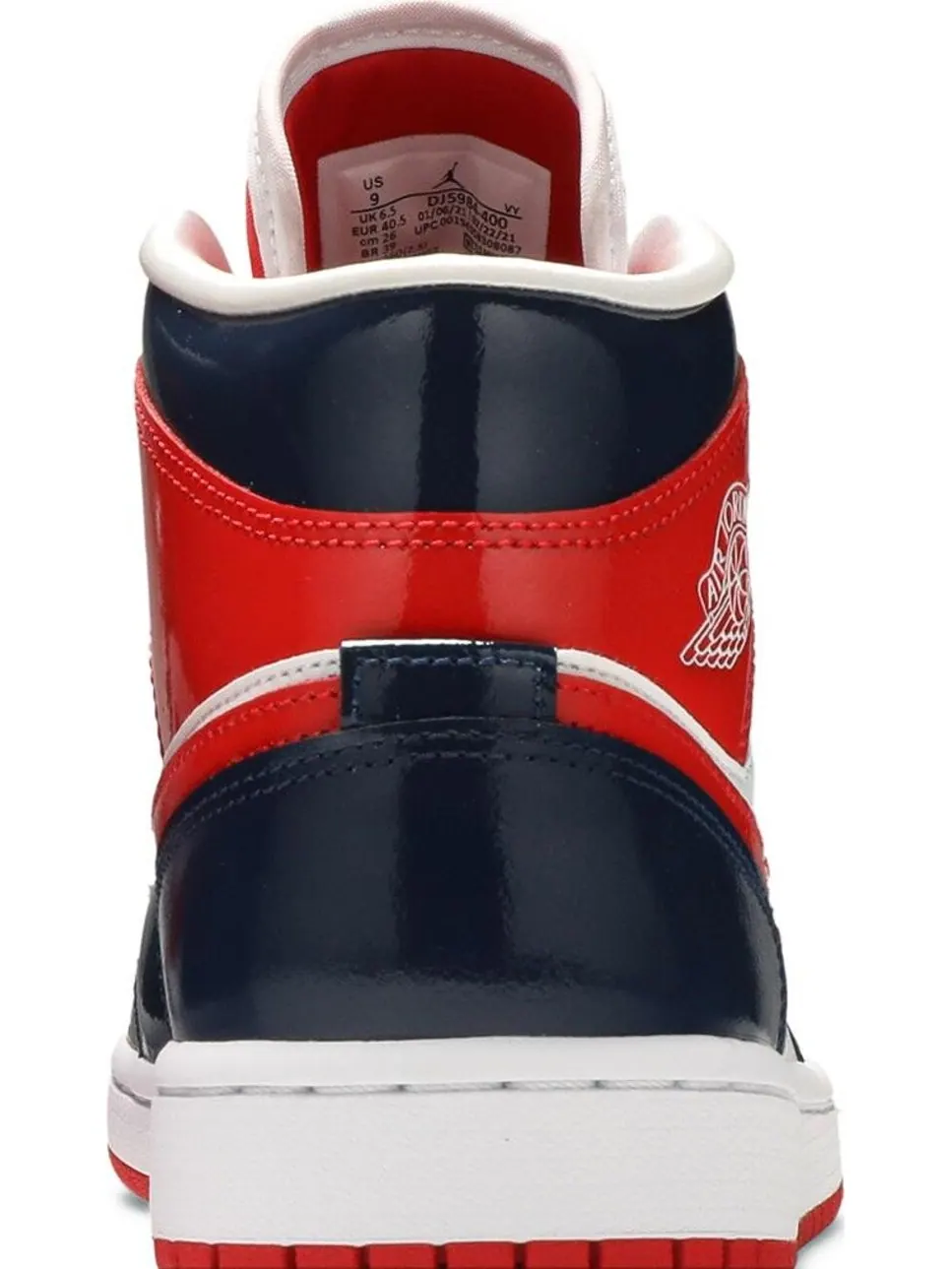 Кроссовки Wmns Air Jordan 1 Mid Champ Colors — изображение 7 из 8, красный