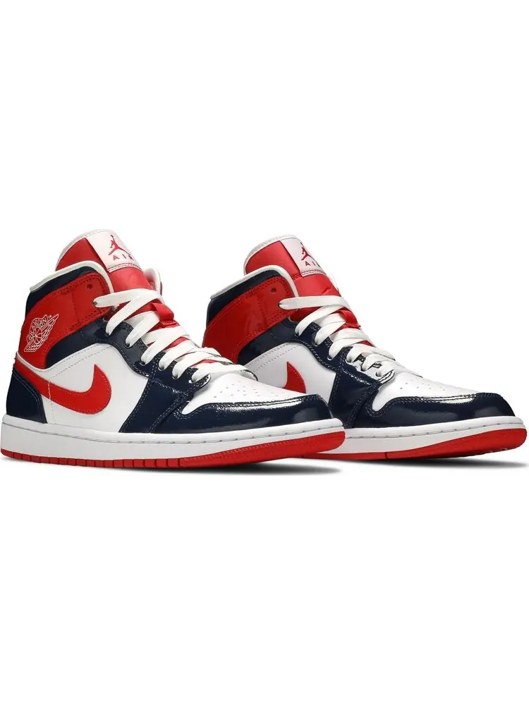 Кроссовки Wmns Air Jordan 1 Mid Champ Colors — изображение 8 из 8, красный