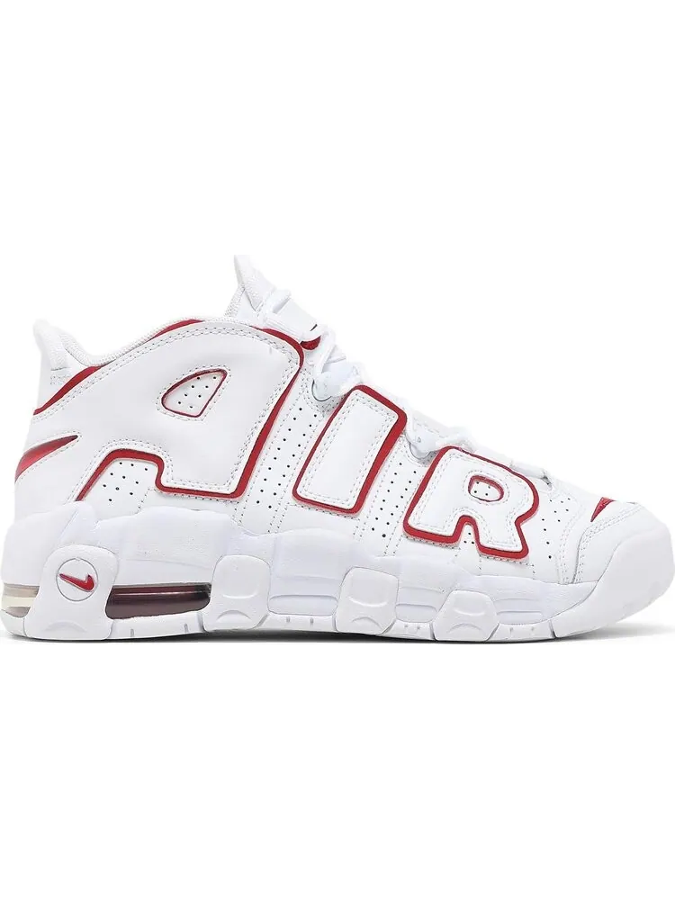 Кроссовки Nike Air More Uptempo GS 'White Varsity Red' — изображение 1 из 8, белый
