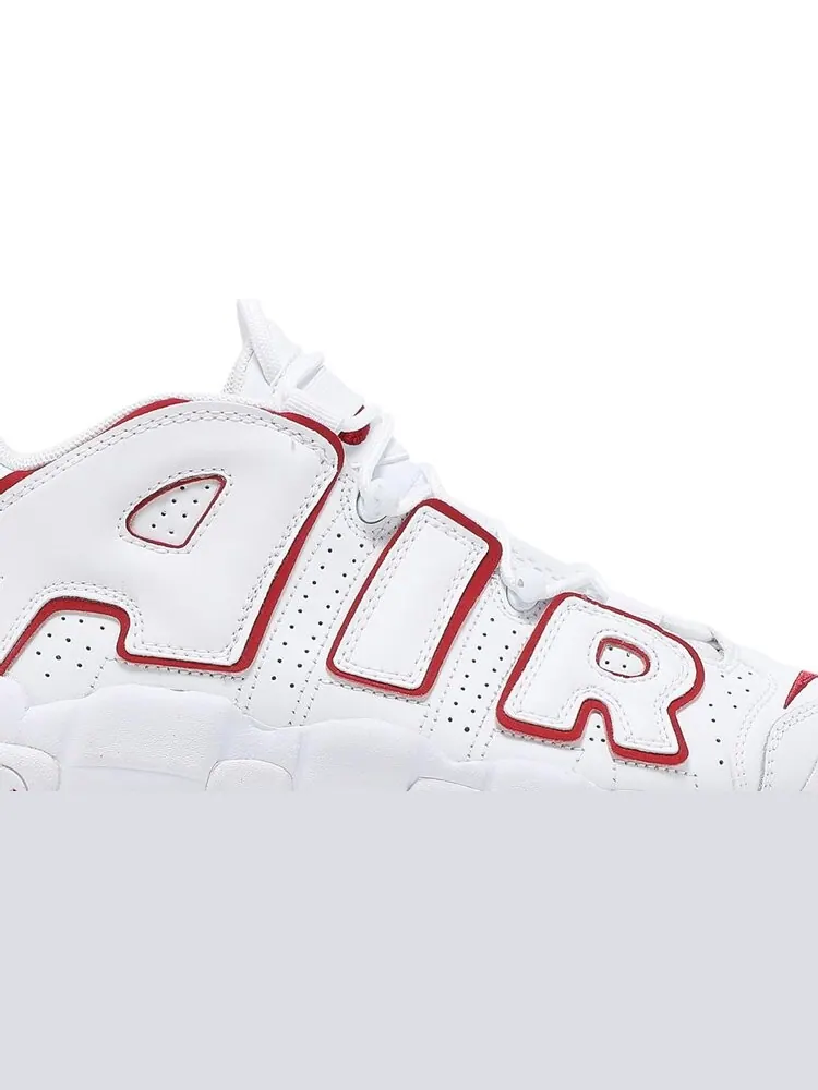 Кроссовки Nike Air More Uptempo GS 'White Varsity Red' — изображение 2 из 8, белый