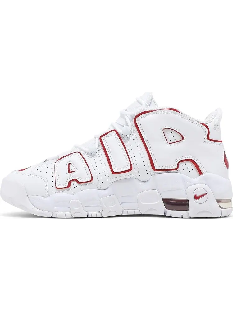 Кроссовки Nike Air More Uptempo GS 'White Varsity Red' — изображение 3 из 8, белый