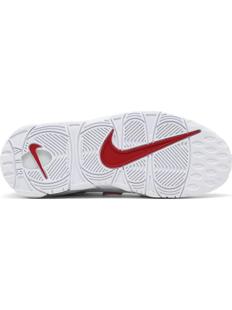 Кроссовки Nike Air More Uptempo GS 'White Varsity Red' — изображение 4 из 8, белый