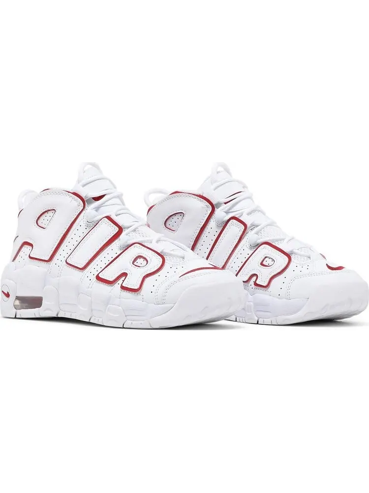 Кроссовки Nike Air More Uptempo GS 'White Varsity Red' — изображение 8 из 8, белый
