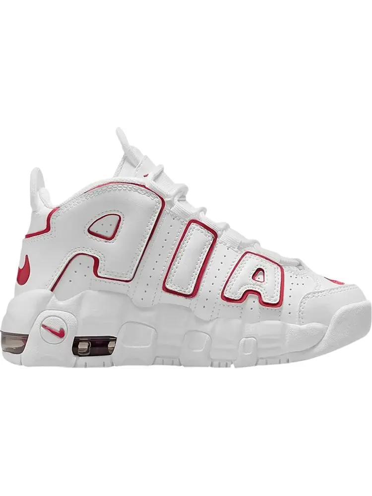 Кроссовки Nike Air More Uptempo PS 'White Varsity Red' 2021 — изображение 1 из 1, белый