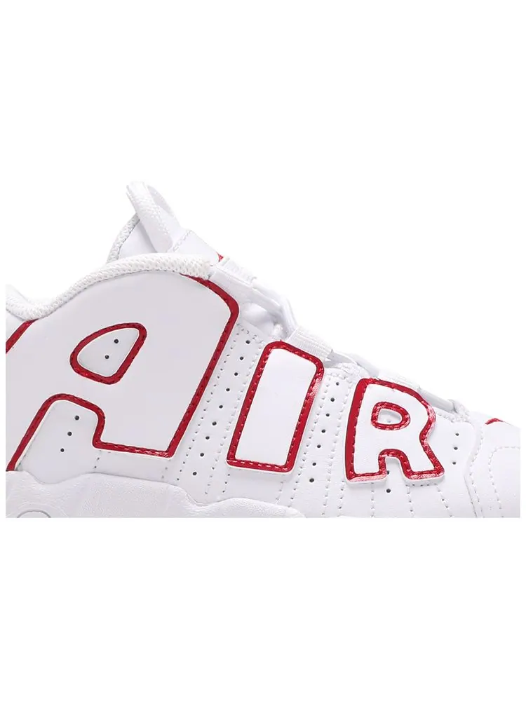 Кроссовки Nike Air More Uptempo TD 'White Varsity Red' 2021 — изображение 2 из 4, белый красный
