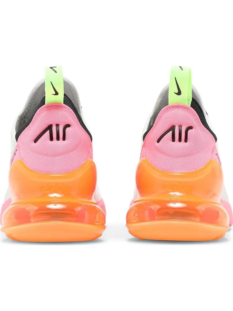 Кроссовки Nike Wmns Air Max 270 'Summit White Sunset Pulse' — изображение 6 из 8, белый