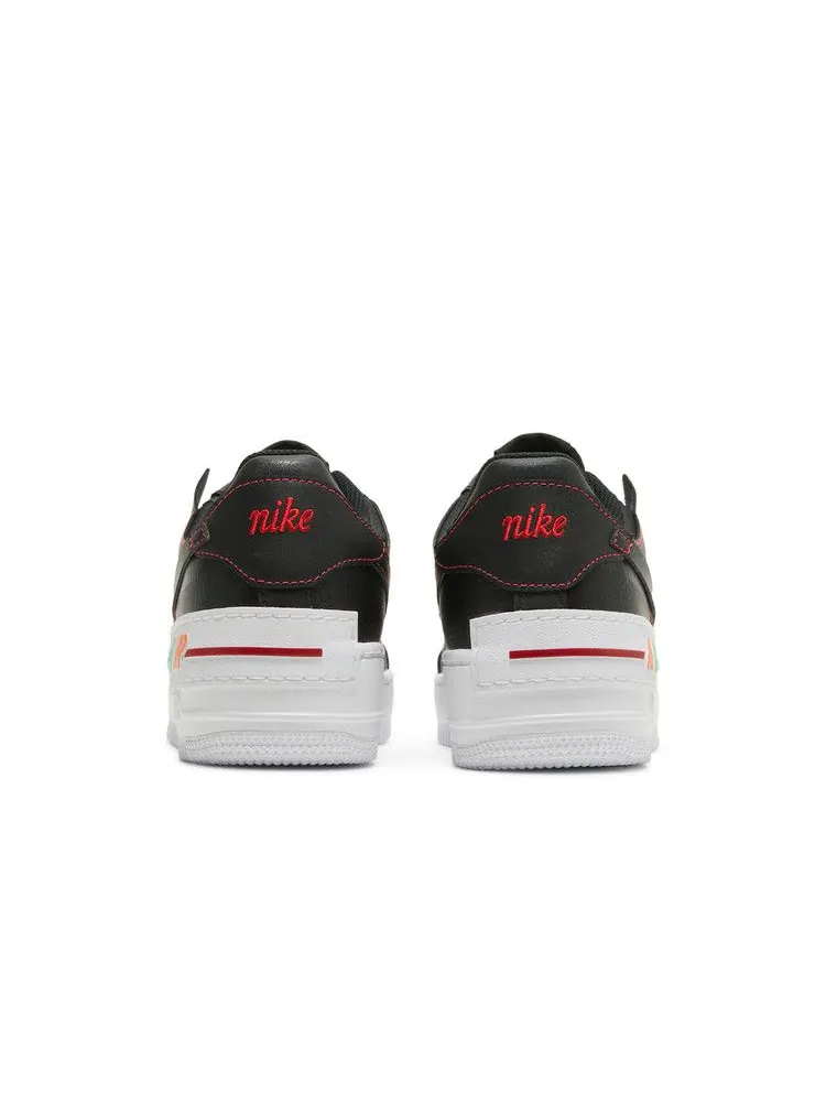 Кроссовки Nike Wmns Air Force 1 Shadow 'Multi Stitch' — изображение 7 из 9, черный/желтый