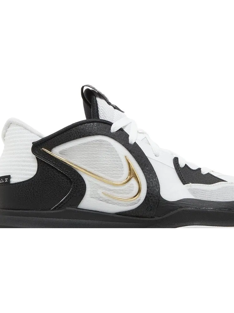 Кроссовки Nike Kyrie Low 5 'White Black Metallic Gold' — изображение 2 из 8, белый
