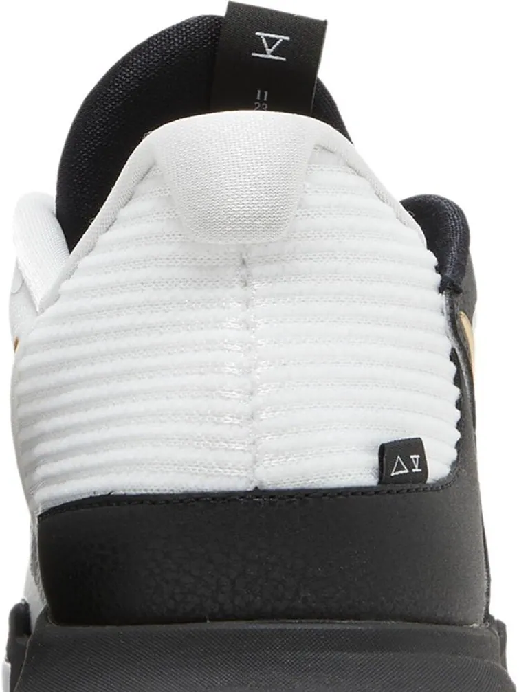 Кроссовки Nike Kyrie Low 5 'White Black Metallic Gold' — изображение 7 из 8, белый