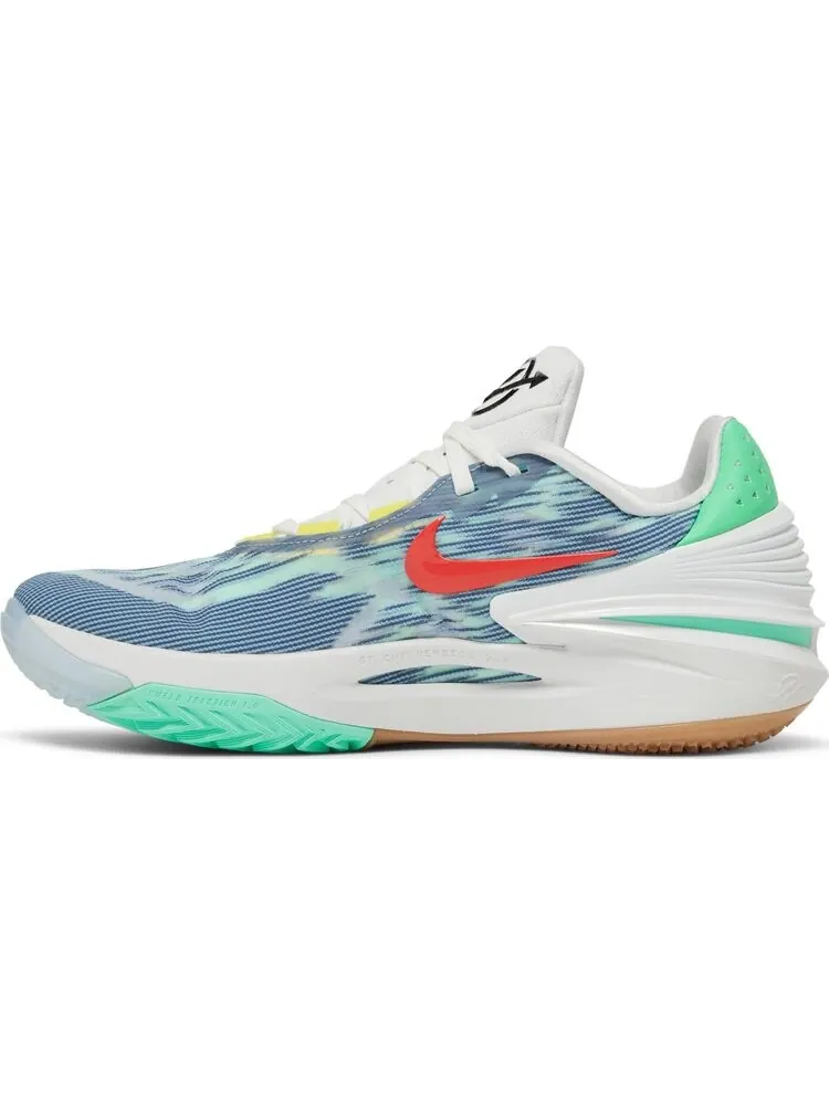 Кроссовки Nike Air Zoom GT Cut 2 'Leche Blue Green Glow' — изображение 3 из 8, синий