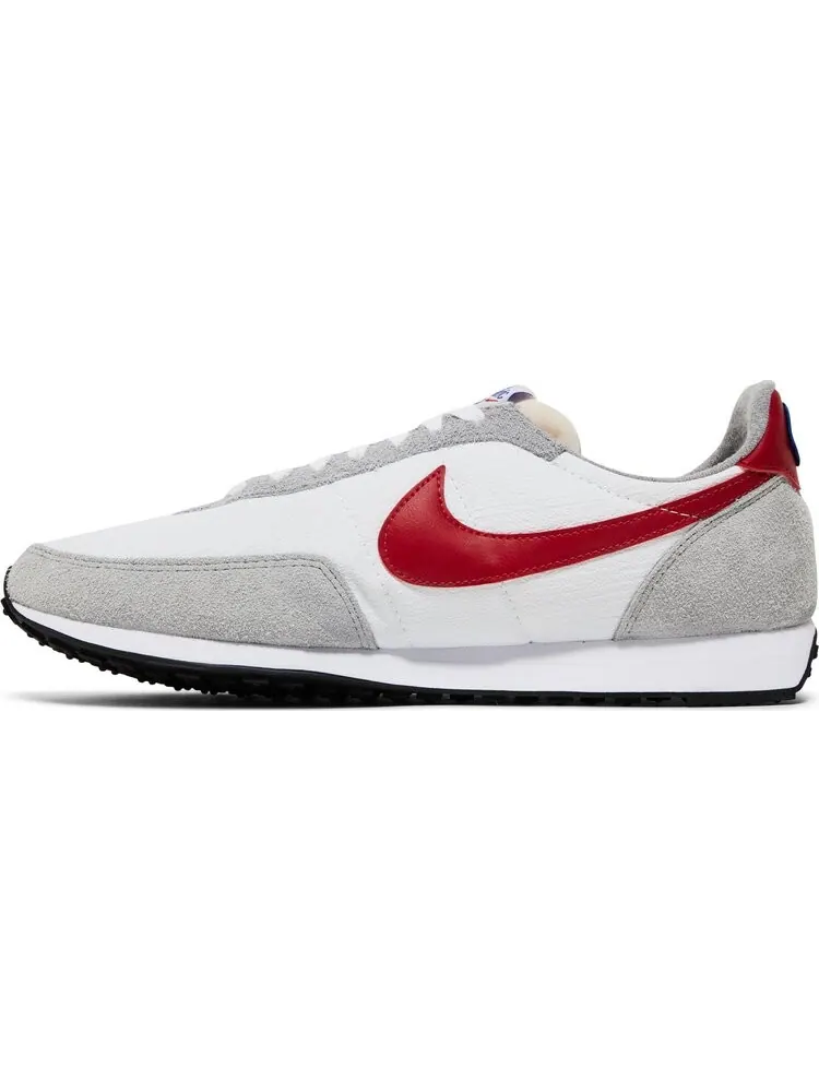 Кроссовки Nike Waffle Trainer 2 'White Light Smoke Grey Gym Red' — изображение 3 из 8, белый