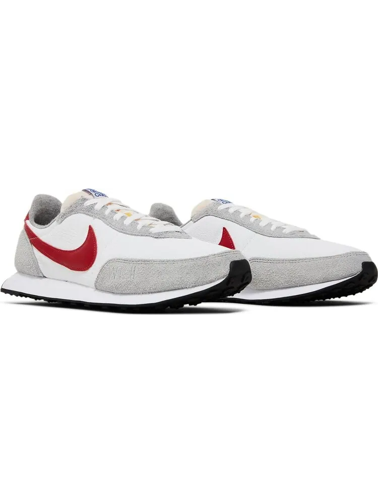 Кроссовки Nike Waffle Trainer 2 'White Light Smoke Grey Gym Red' — изображение 8 из 8, белый