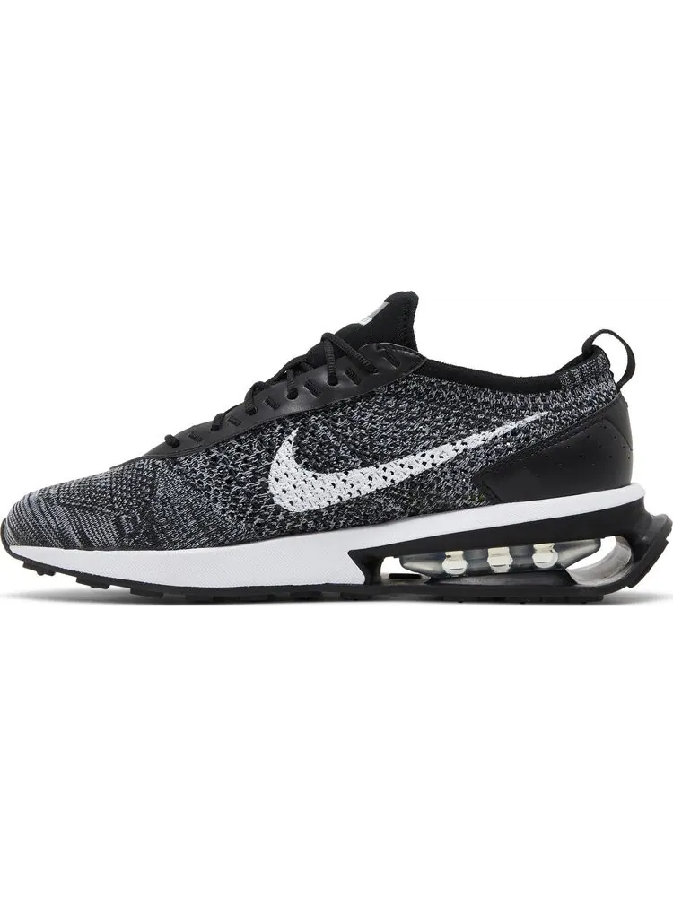 Кроссовки Nike Air Max Flyknit Racer 'Black White' — изображение 3 из 8, черный