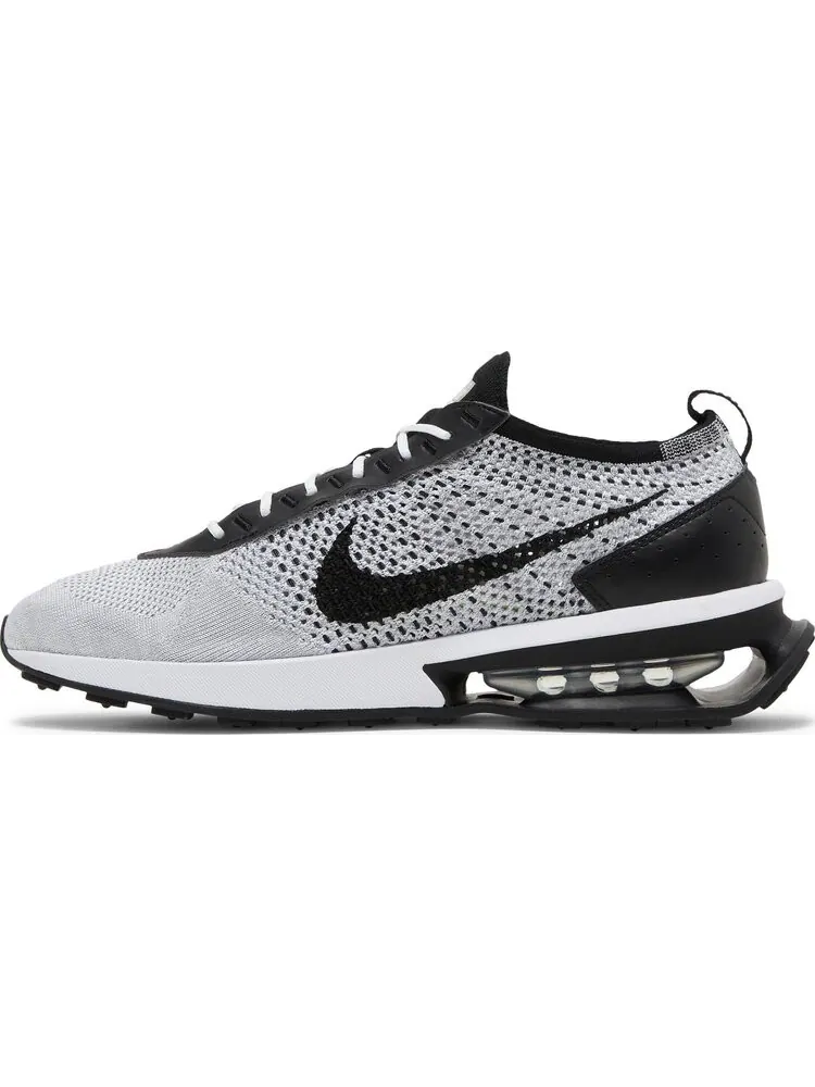 Кроссовки Nike Air Max Flyknit Racer 'White Black' — изображение 3 из 7, белый