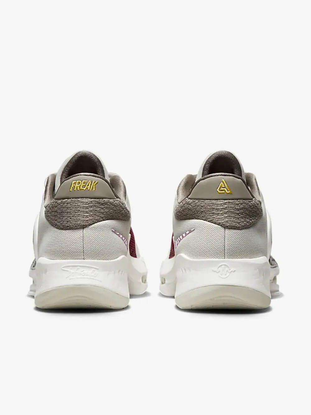Баскетбольные кроссовки Nike Zoom Freak 4 "Kolossaio" — изображение 3 из 5, бежевый