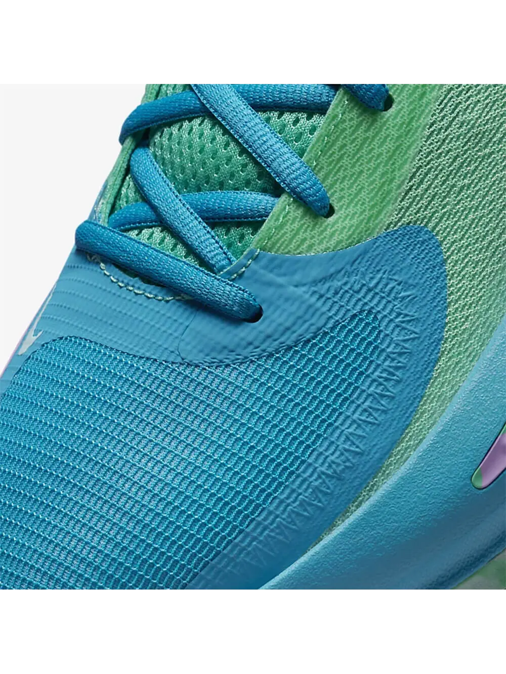 Баскетбольные кроссовки Nike Zoom Freak 4 "Birthstone" — изображение 5 из 5, голубой/зеленый