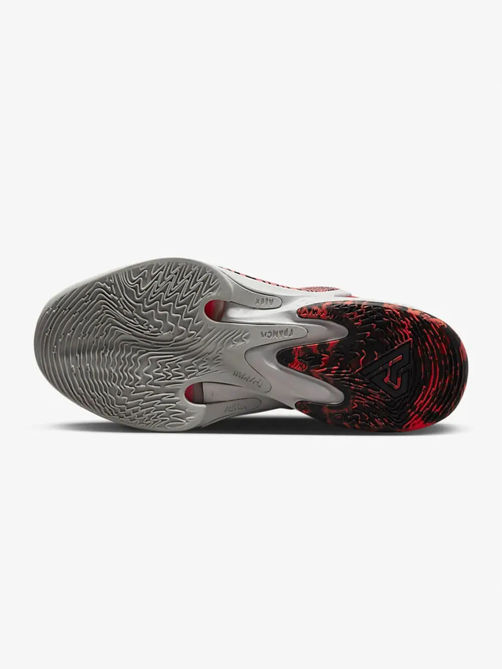 Баскетбольные кроссовки Nike Zoom Freak 4 "Safari" — изображение 4 из 5, красный/черный