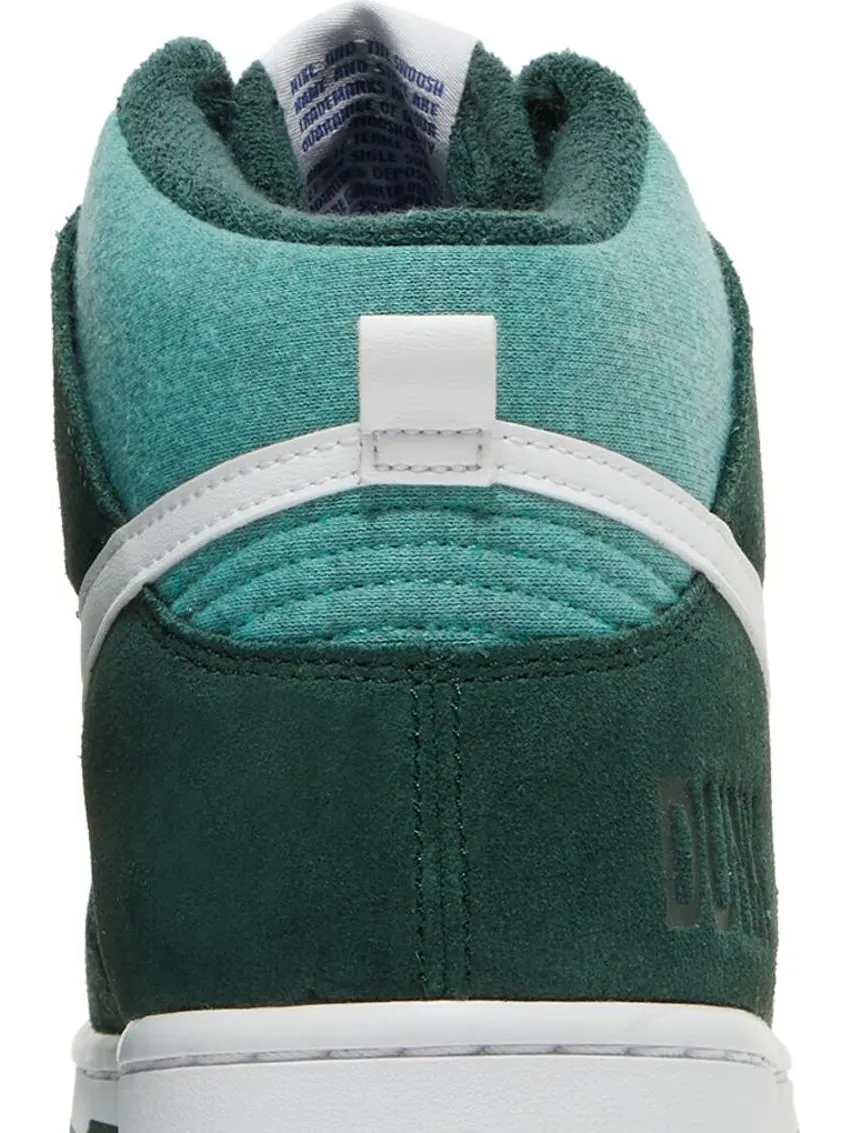 Кроссовки Nike Dunk High SE 'Athletic Club - Pro Green' — изображение 7 из 8, зеленый