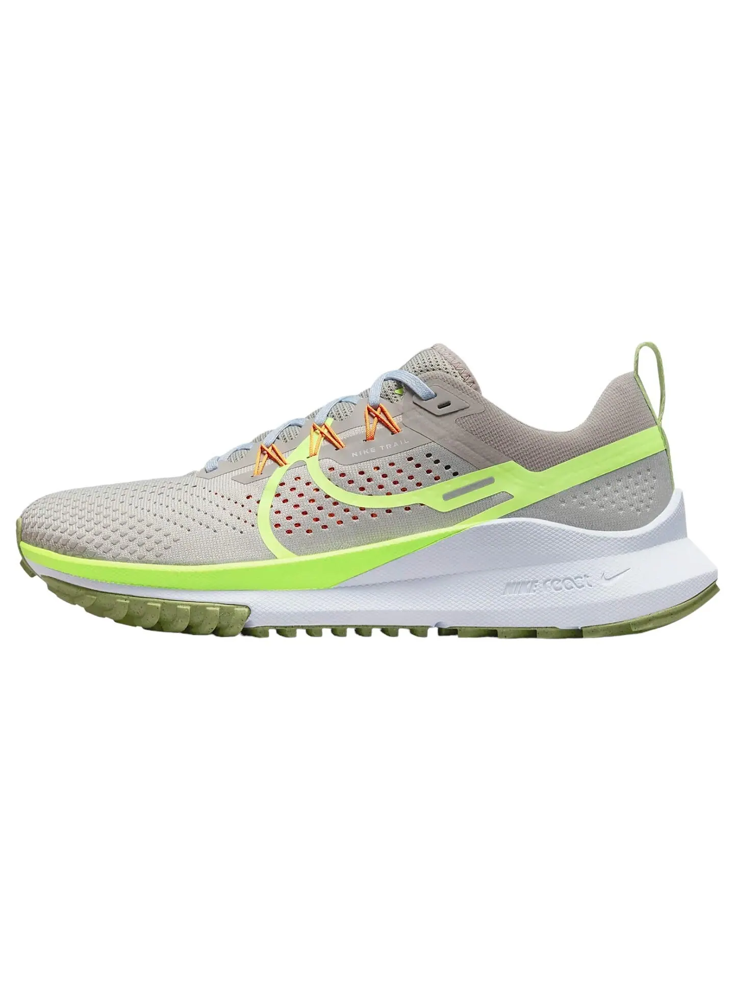Кроссовки Nike React Pegasus Trail 4 — изображение 1 из 7, бежевый/желтый/оранжевый