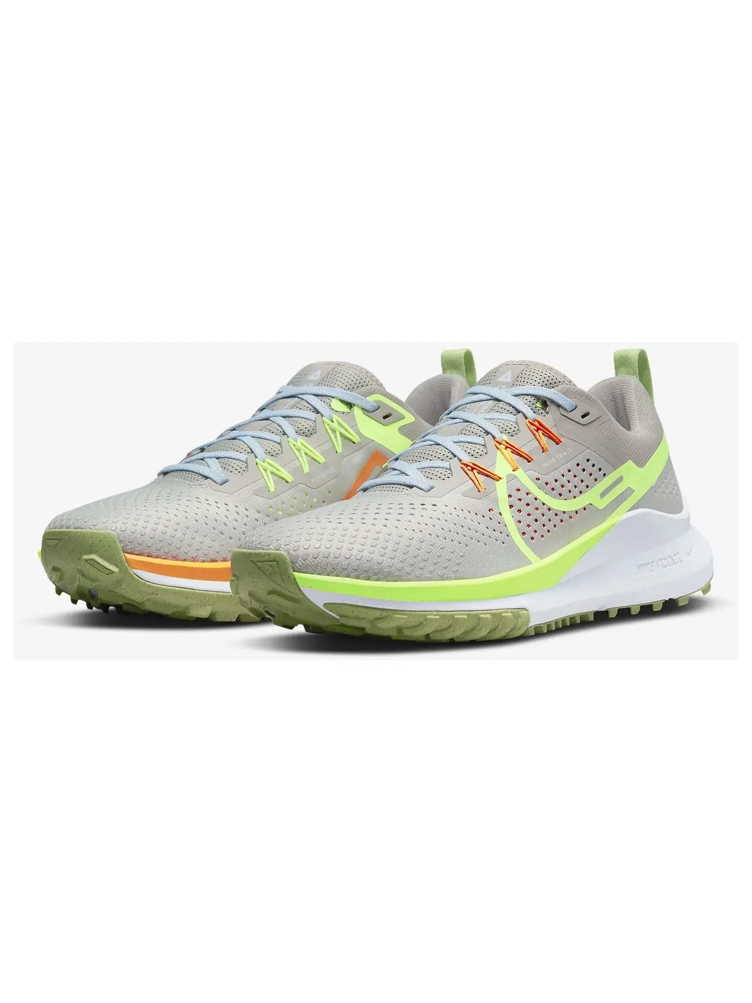 Кроссовки Nike React Pegasus Trail 4 — изображение 2 из 7, бежевый/желтый/оранжевый