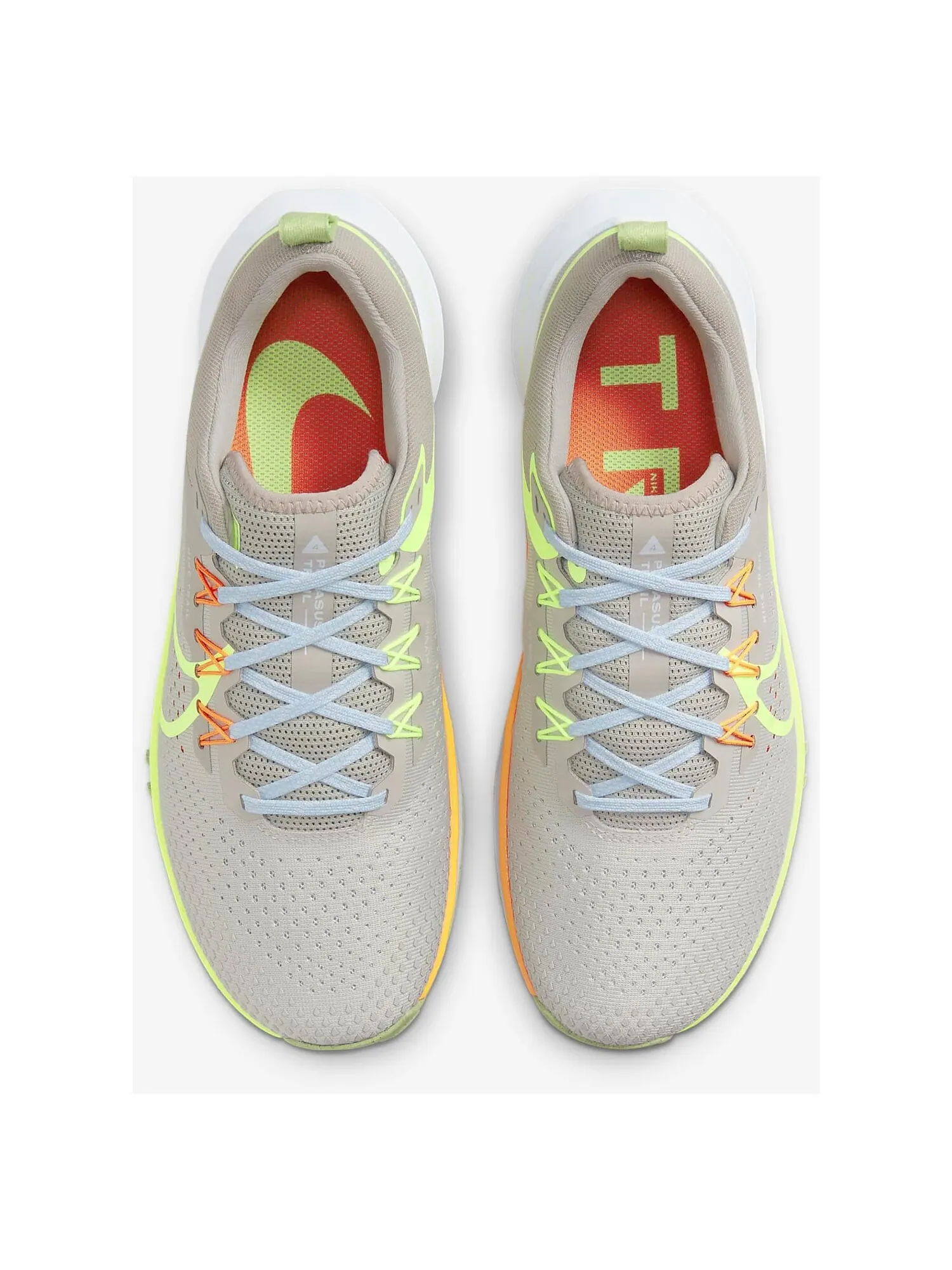 Кроссовки Nike React Pegasus Trail 4 — изображение 3 из 7, бежевый/желтый/оранжевый