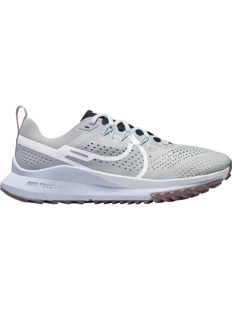 Кроссовки Wmns React Pegasus Trail 4 'Light Smoke Smokey Mauve' — изображение 1 из 1, серый