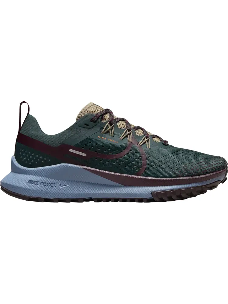 Кроссовки Wmns React Pegasus Trail 4 'Deep Jungle Night Maroon' — изображение 1 из 1, зеленый