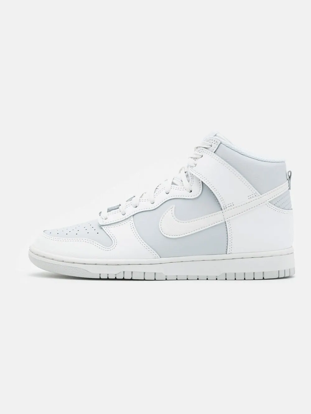 Кроссовки Nike Sportswear Dunk Hi Retro — изображение 1 из 8, белый/голубой