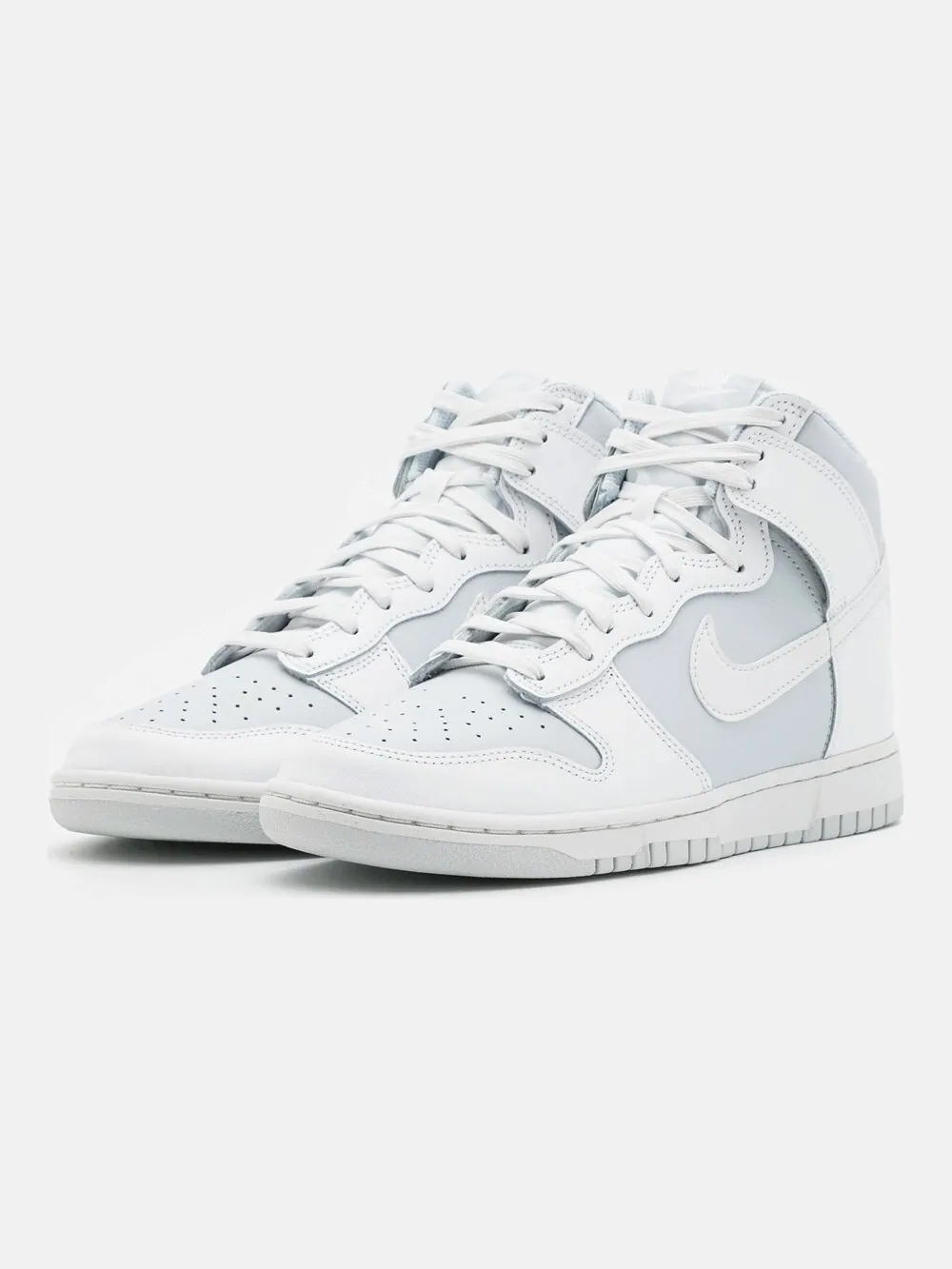 Кроссовки Nike Sportswear Dunk Hi Retro — изображение 2 из 8, белый/голубой