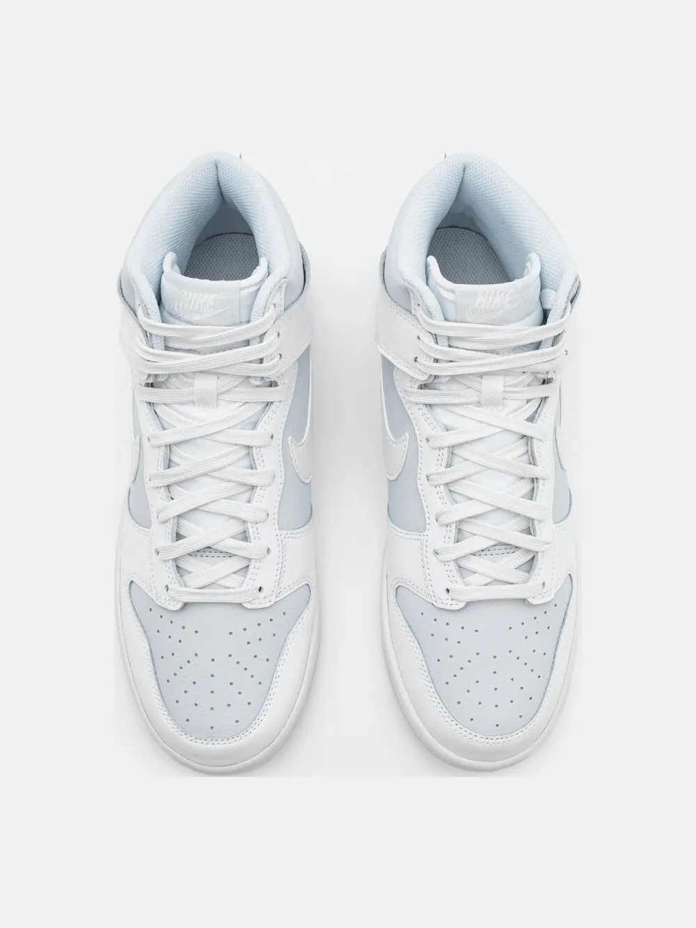 Кроссовки Nike Sportswear Dunk Hi Retro — изображение 4 из 8, белый/голубой