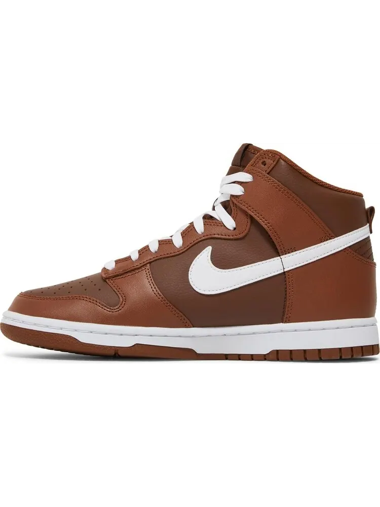 Кроссовки Nike Dunk High 'Chocolate' — изображение 3 из 8, коричневый