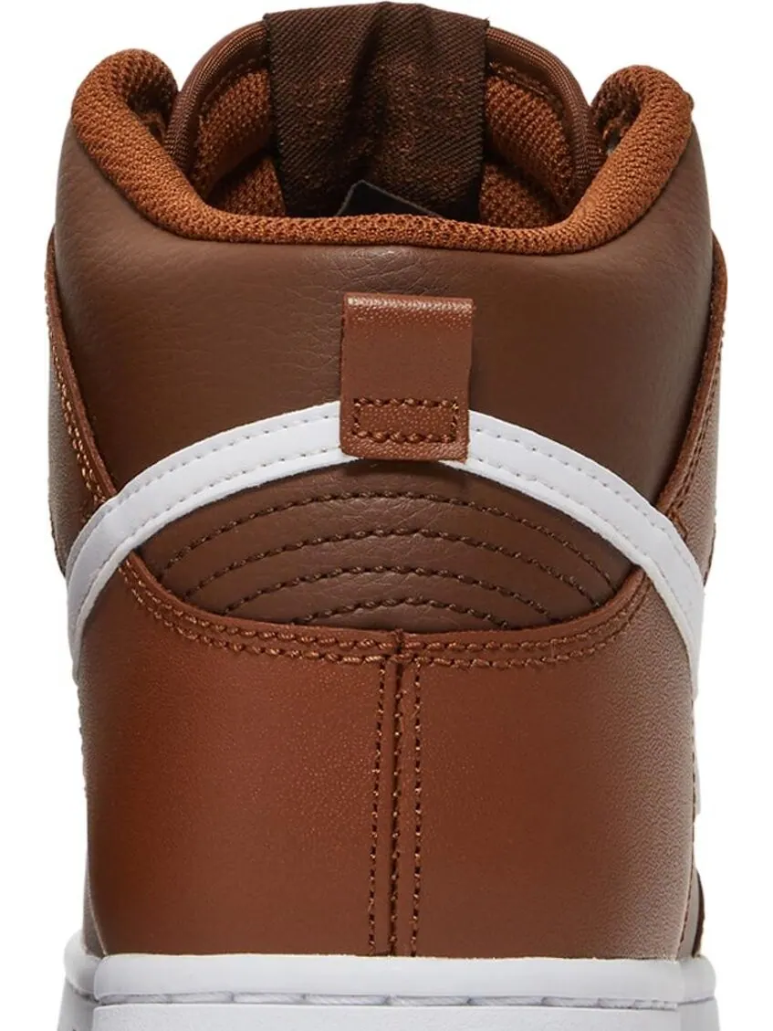 Кроссовки Nike Dunk High 'Chocolate' — изображение 7 из 8, коричневый
