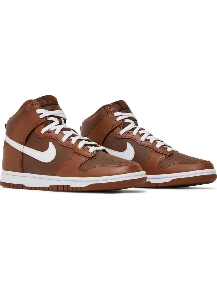 Кроссовки Nike Dunk High 'Chocolate' — изображение 8 из 8, коричневый