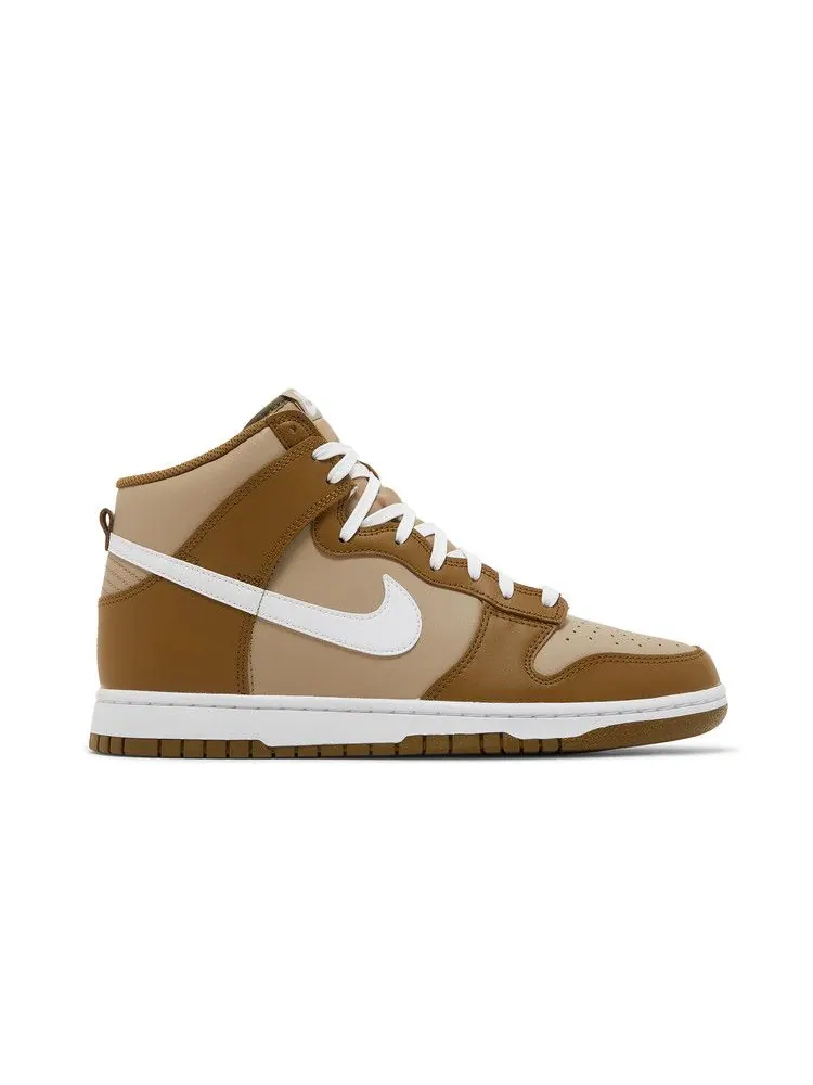 Кроссовки Nike Dunk High — изображение 1 из 8, коричневый