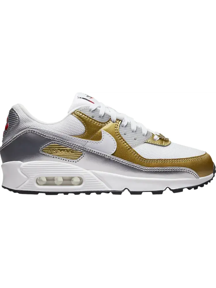 Кроссовки Nike Wmns Air Max 90 SE 'Metallic' — изображение 1 из 1, золото
