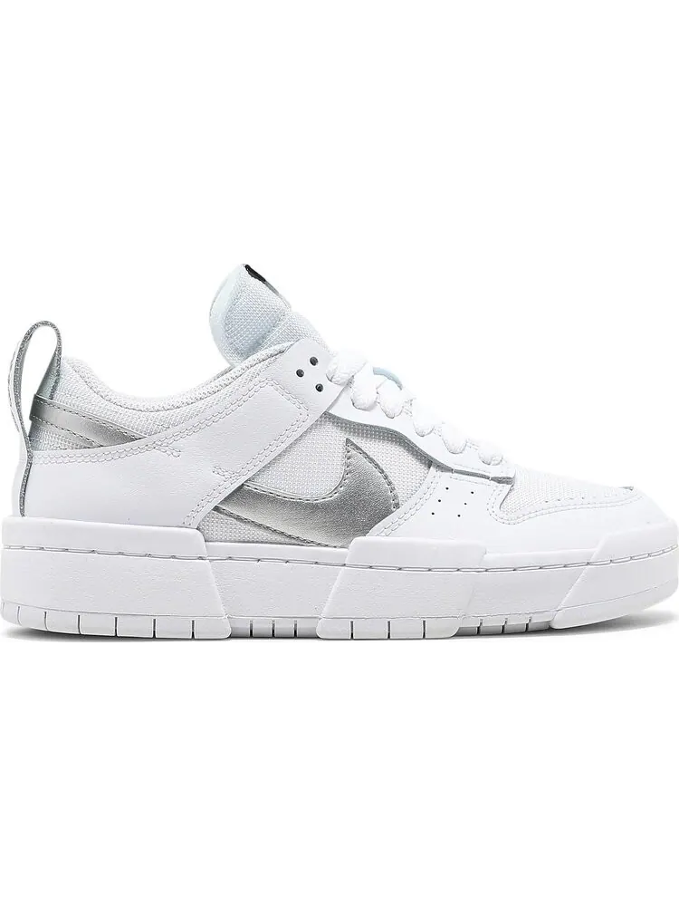Кроссовки Nike Wmns Dunk Low Disrupt 'White Metallic Silver' — изображение 1 из 8, белый