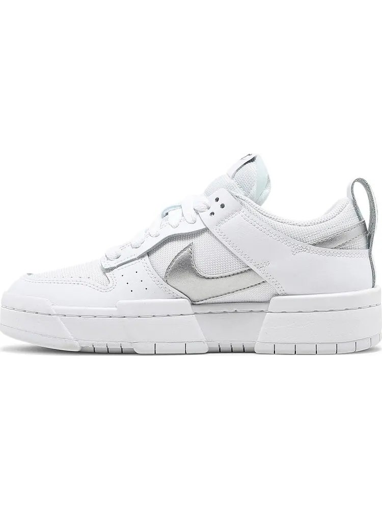 Кроссовки Nike Wmns Dunk Low Disrupt 'White Metallic Silver' — изображение 3 из 8, белый