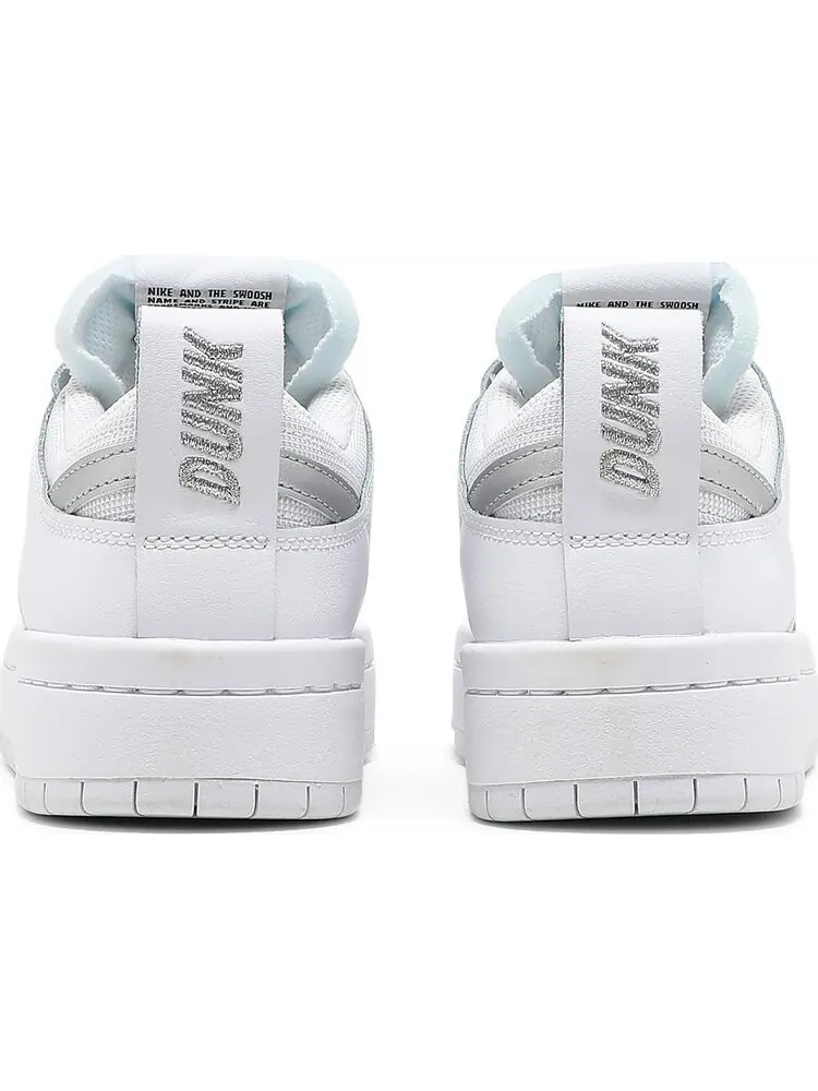 Кроссовки Nike Wmns Dunk Low Disrupt 'White Metallic Silver' — изображение 6 из 8, белый