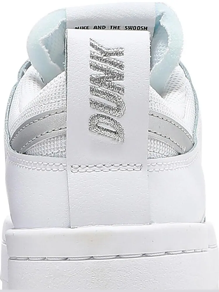 Кроссовки Nike Wmns Dunk Low Disrupt 'White Metallic Silver' — изображение 7 из 8, белый