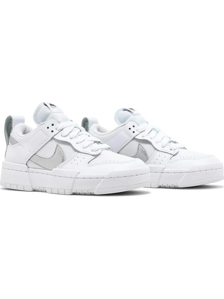 Кроссовки Nike Wmns Dunk Low Disrupt 'White Metallic Silver' — изображение 8 из 8, белый