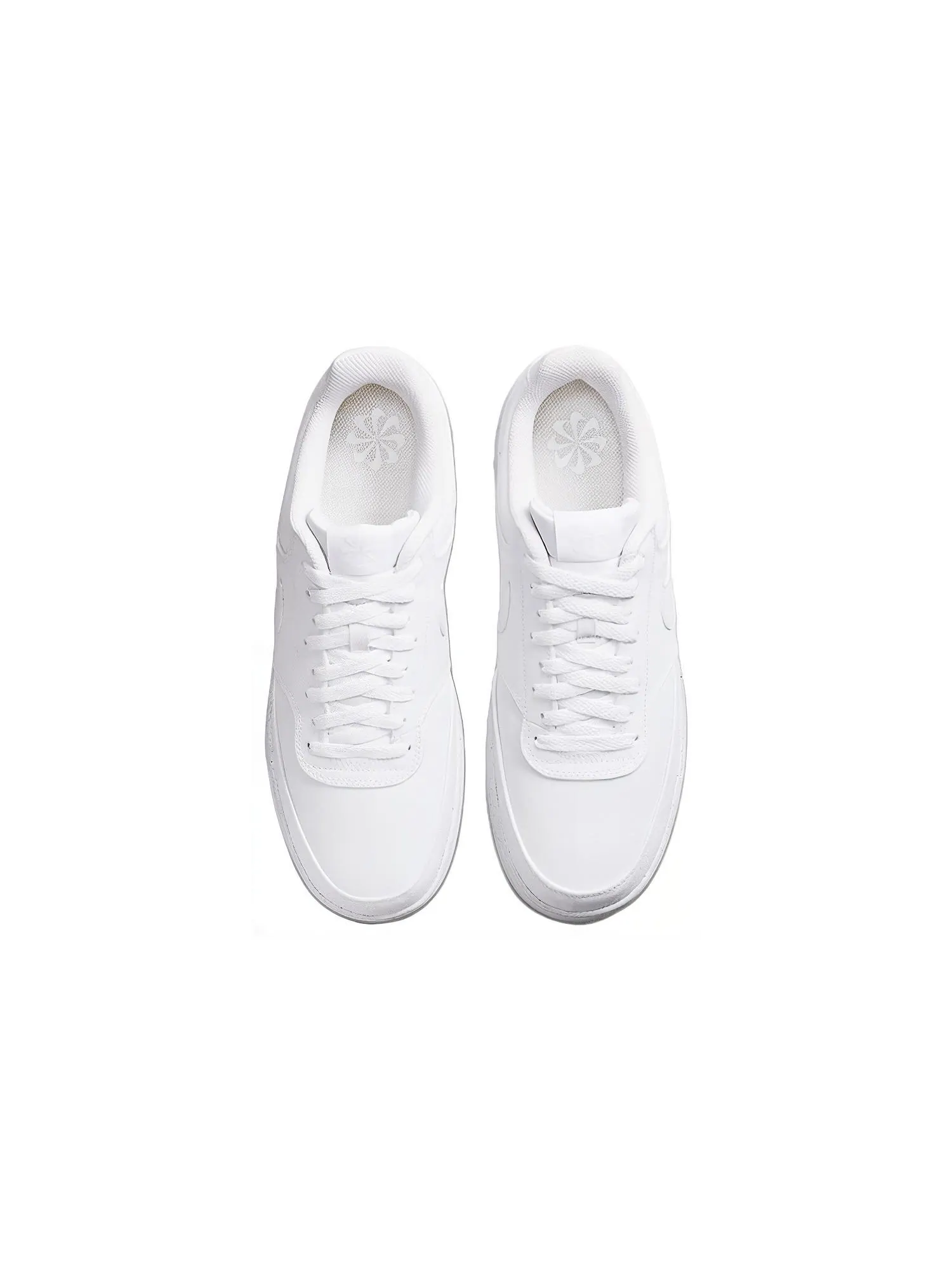 Кроссовки Nike Court Vision Low Canvas Next Nature 'Triple White' — изображение 4 из 6, белый