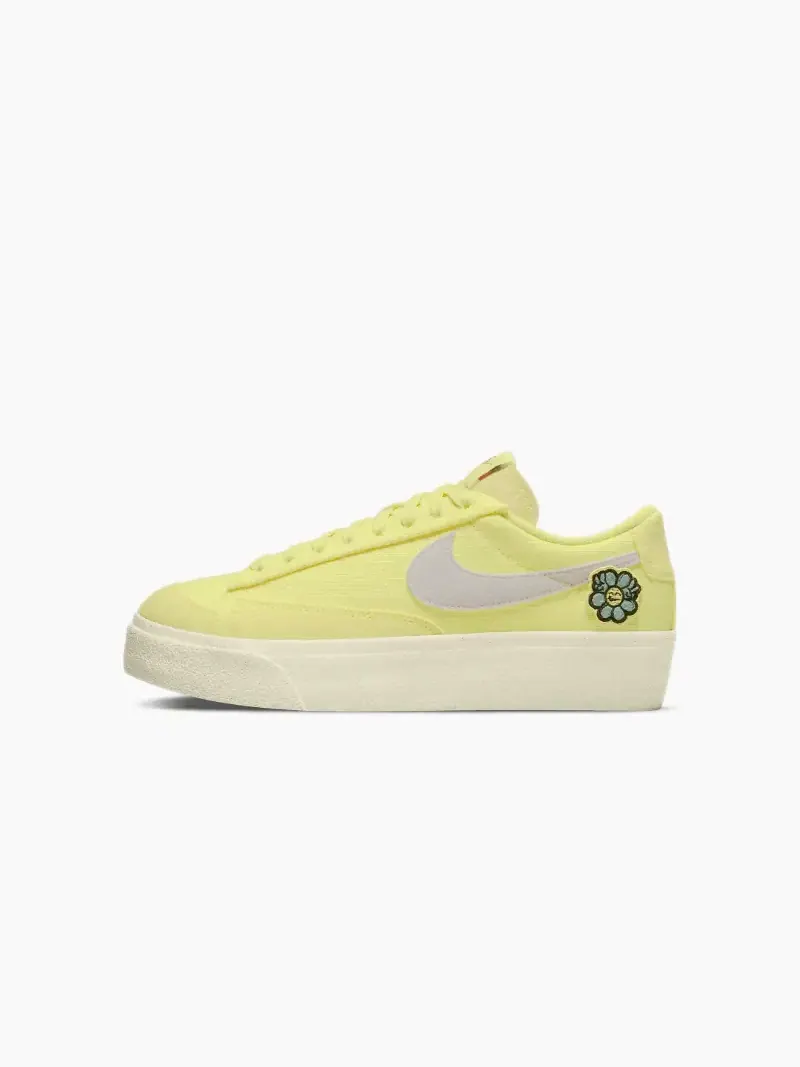 Кеды Nike Blazer Low Platform Next Nature — изображение 1 из 5, светло-желтый/кремовый