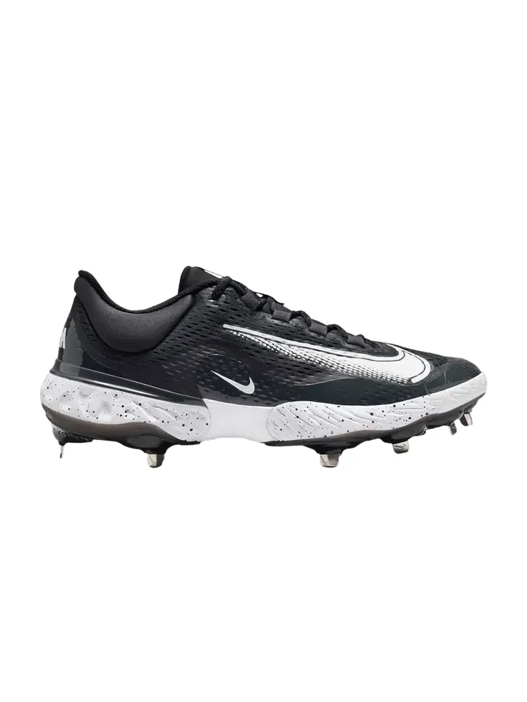 Кроссовки Alpha Huarache Elite 4 Low 'Black Dark Smoke Grey' — изображение 1 из 1, черный темный серый