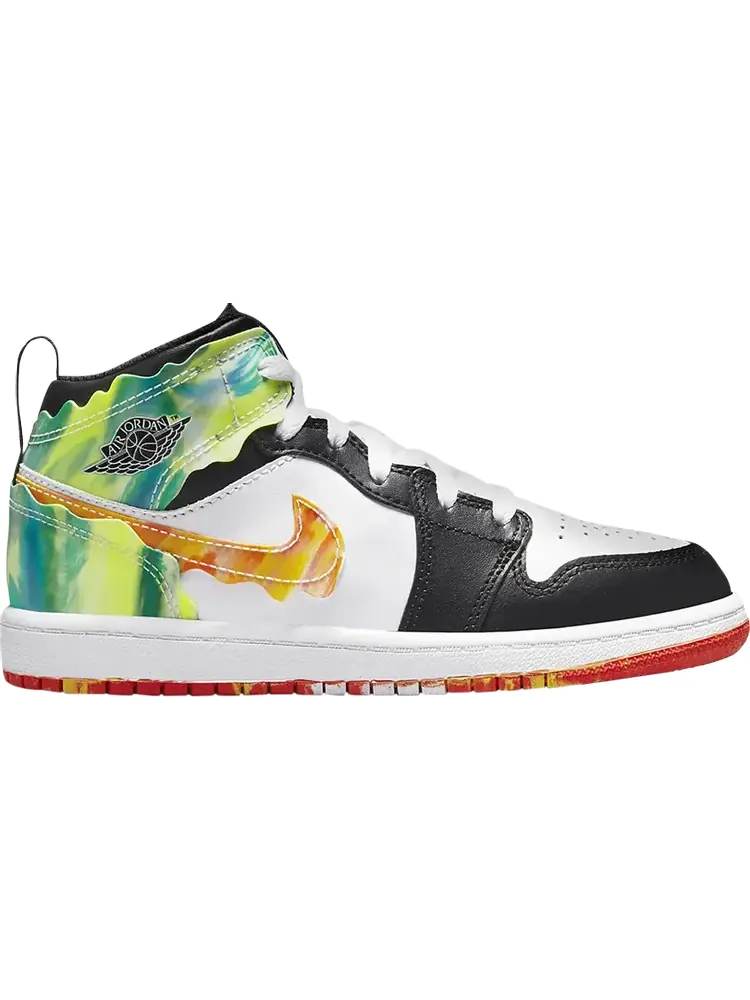 Кроссовки Air Jordan 1 Mid SE PS Drip — изображение 1 из 1, черный