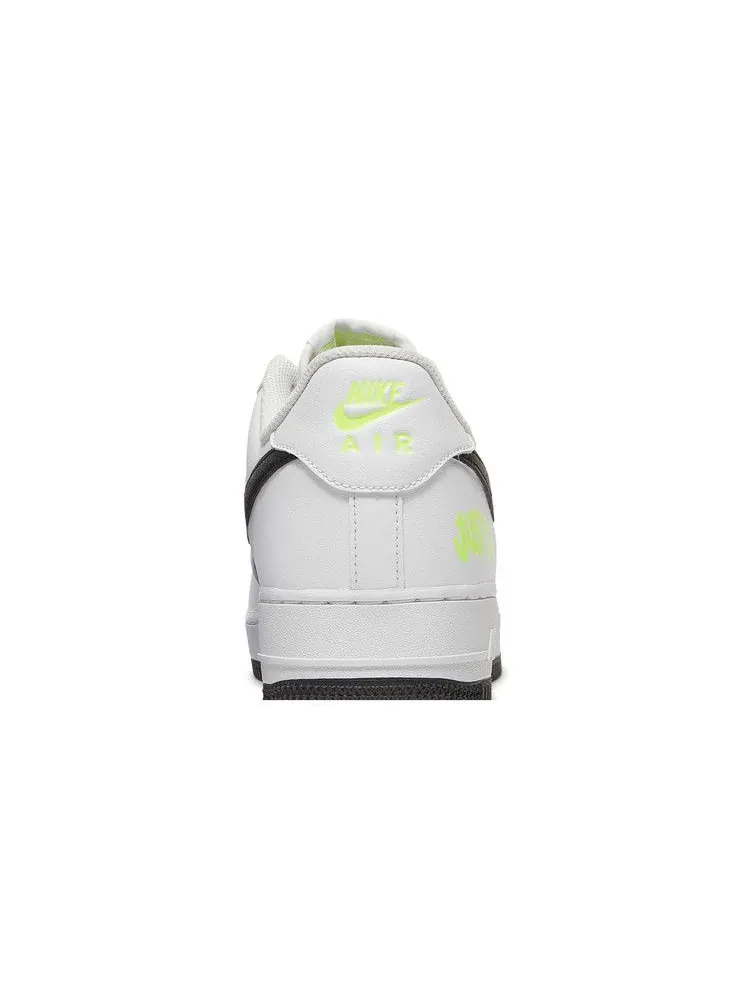 Кроссовки Nike Air Force 1 Low 'Just Do It - White Volt' — изображение 8 из 9, белый//черный