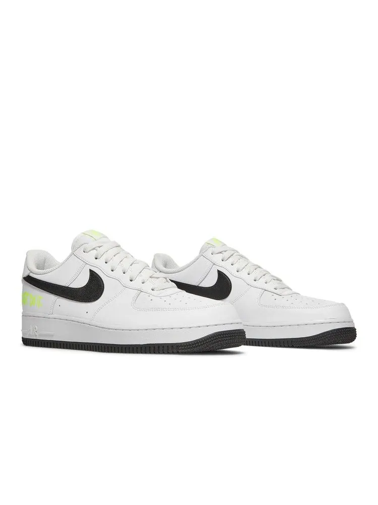 Кроссовки Nike Air Force 1 Low 'Just Do It - White Volt' — изображение 9 из 9, белый//черный