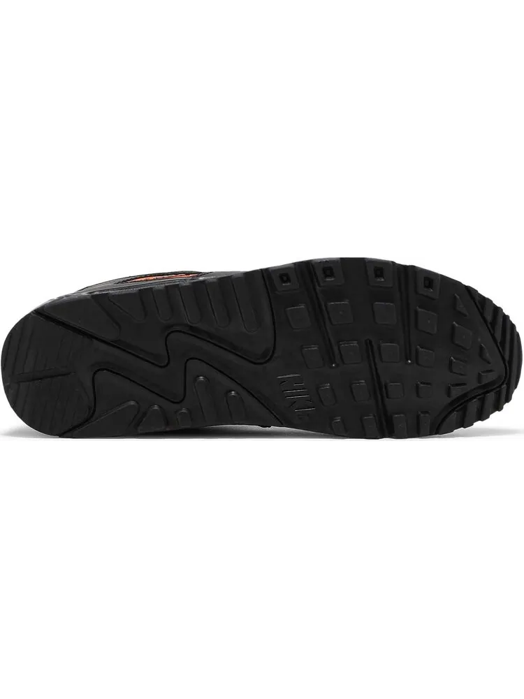 Кроссовки Nike Air Max 90 'Black Total Orange' — изображение 4 из 8, черный