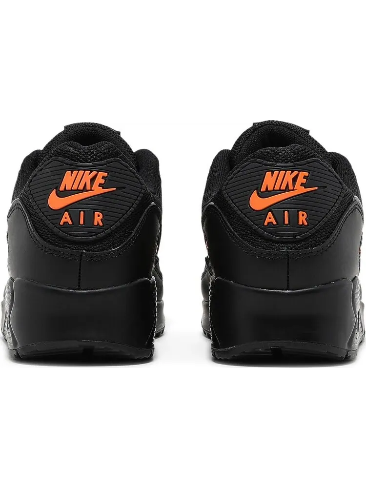 Кроссовки Nike Air Max 90 'Black Total Orange' — изображение 6 из 8, черный