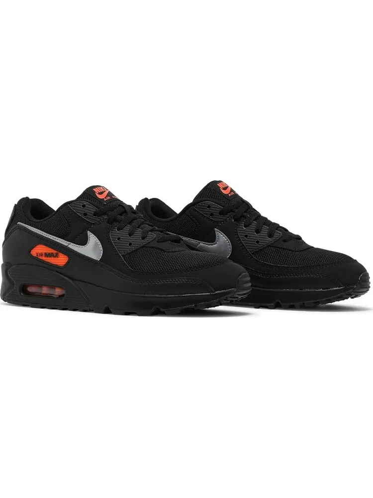 Кроссовки Nike Air Max 90 'Black Total Orange' — изображение 8 из 8, черный