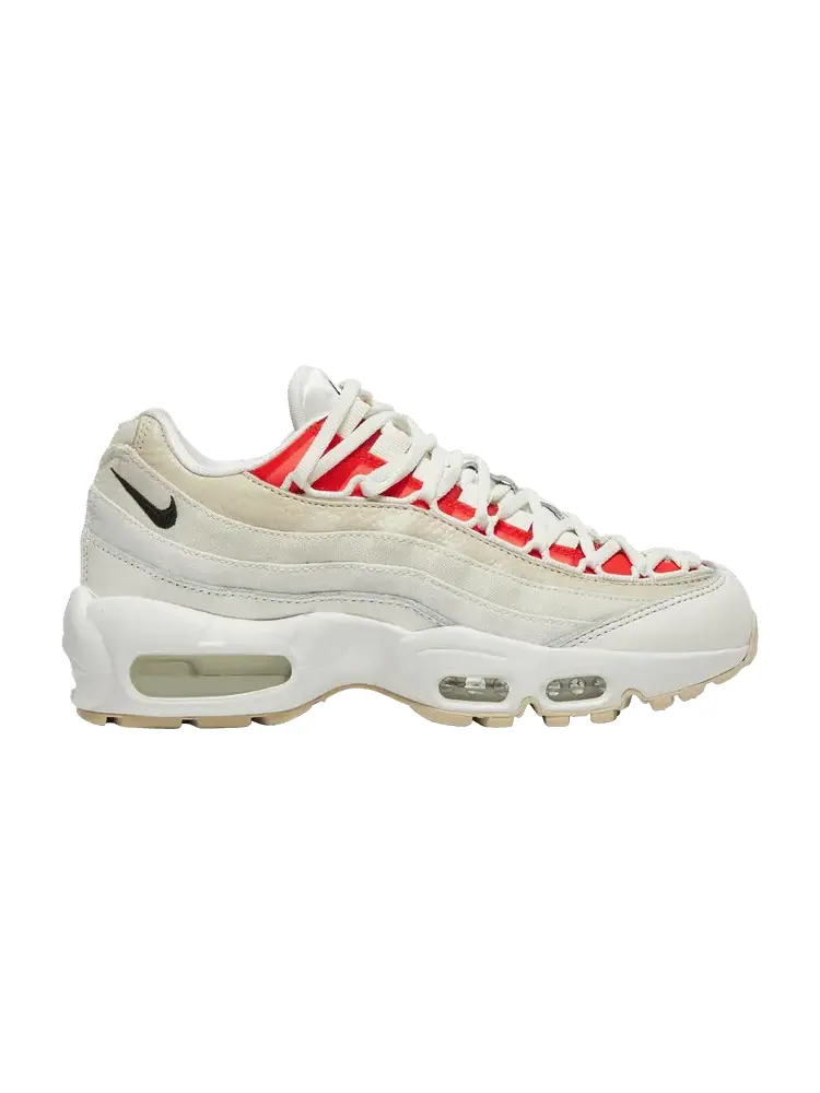 Кроссовки Nike Wmns Air Max 95 'Double Lace - Sail' — изображение 1 из 9, красный//черный